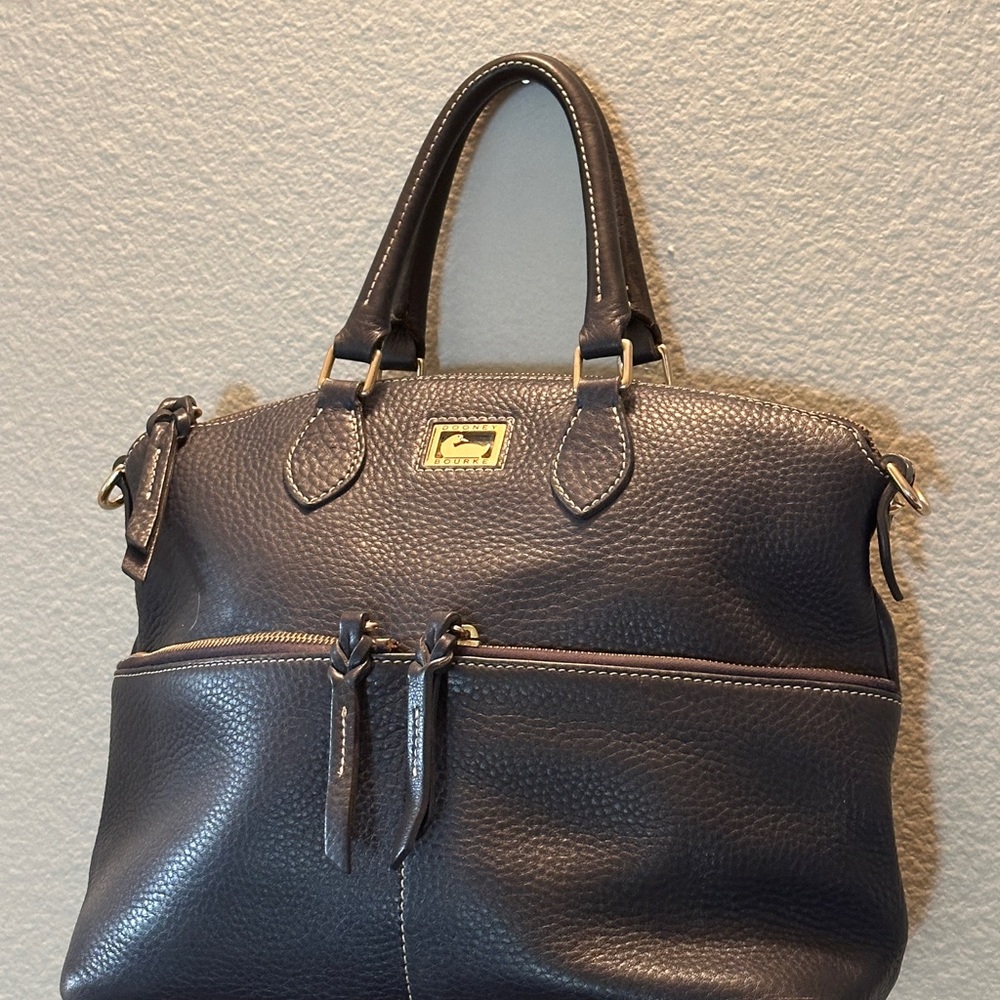 Pebble Grain Leather Tote